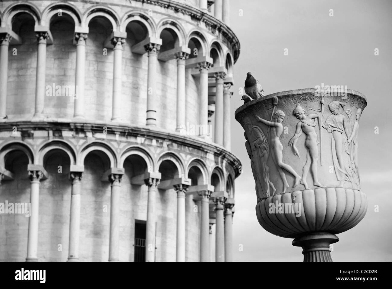 Leaning tower, Pisa. Tuscany, Italy Stock Photo