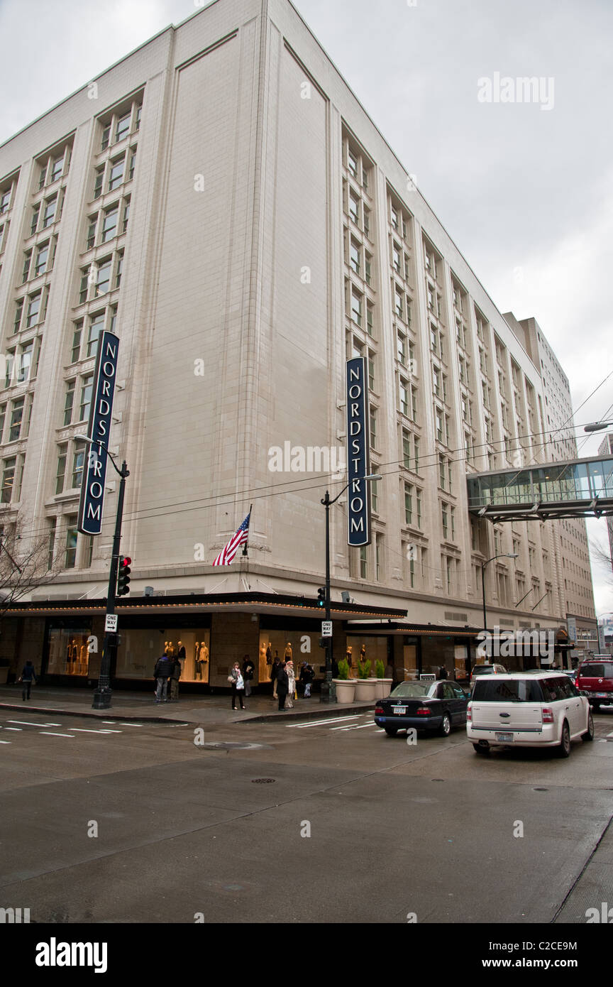 Nordstrom Downtown Seattle department store in Seattle, Washington, USA  Stock Photo - Alamy