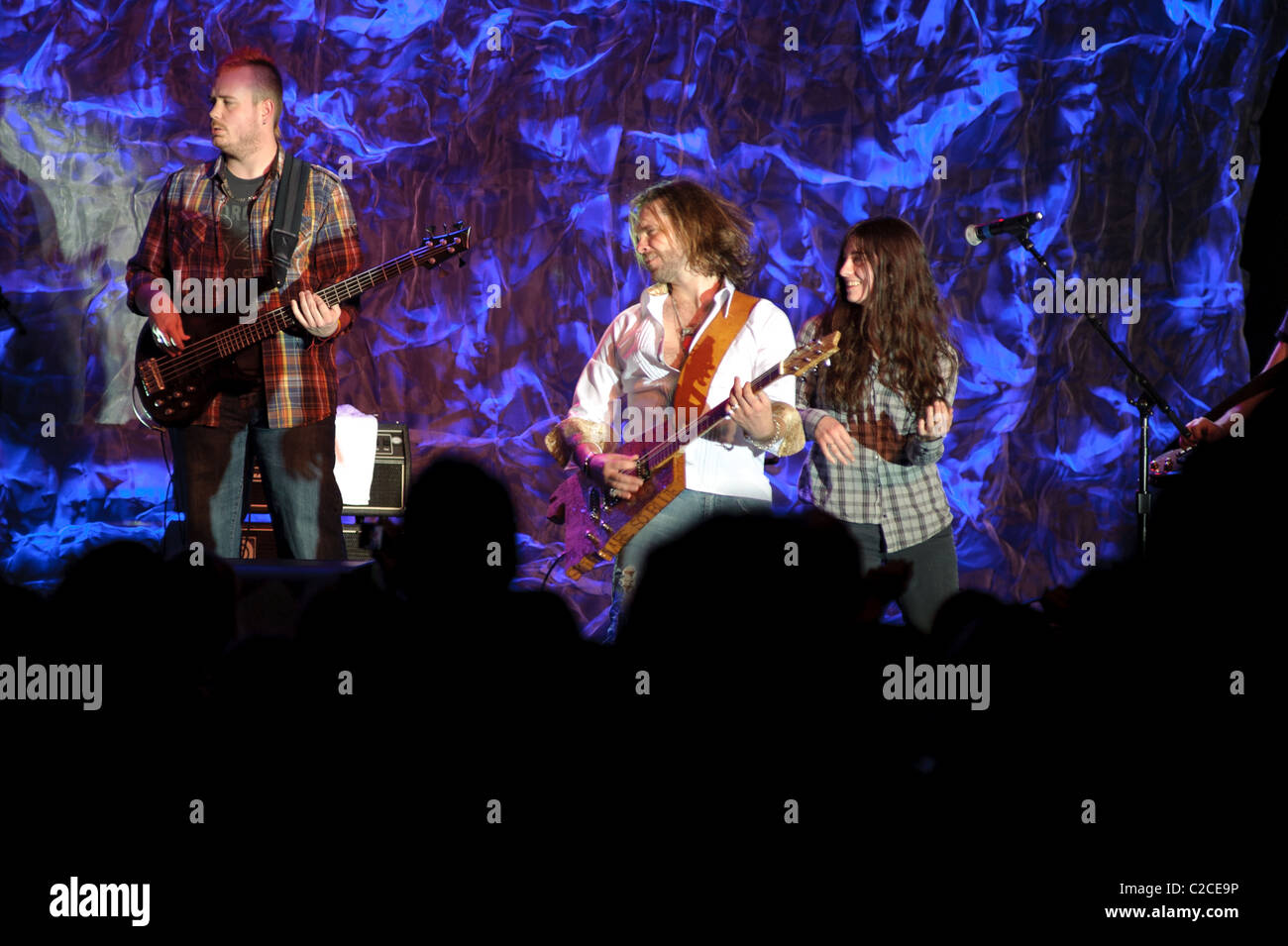 April 08, 2011, Sacramento, CA - Bo Bice performs on stage at Thunder Valley Casino in Rocklin, CA Stock Photo