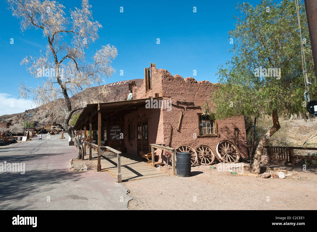 California. Old Calico Ghost Town near Barstow Stock Photo - Alamy