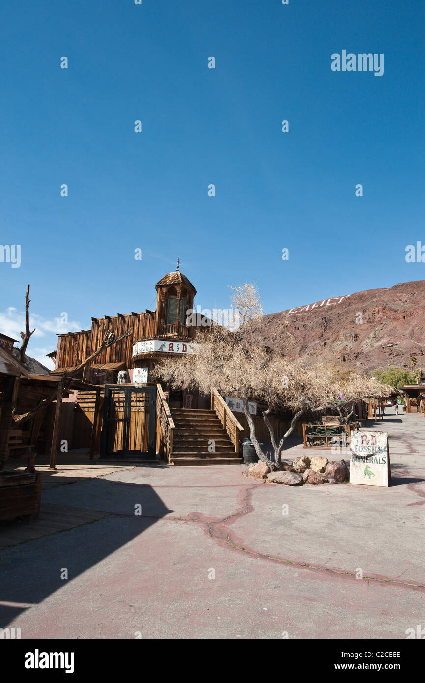 California. Old saloon Calico Ghost Town near Barstow Stock Photo Alamy