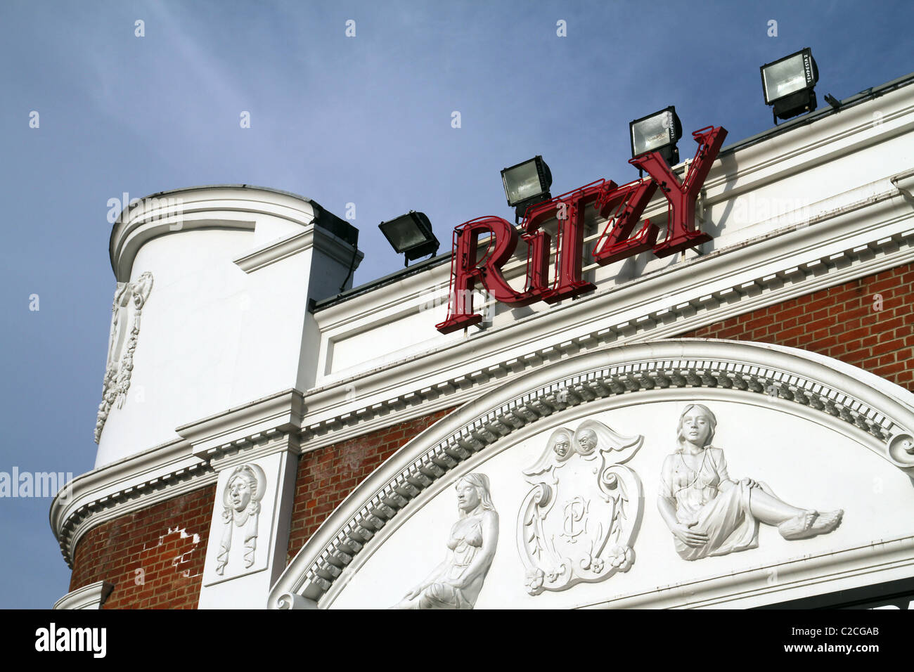 UK. THE ART DECO RITZY CINEMA IN BRIXTON, LONDON Stock Photo