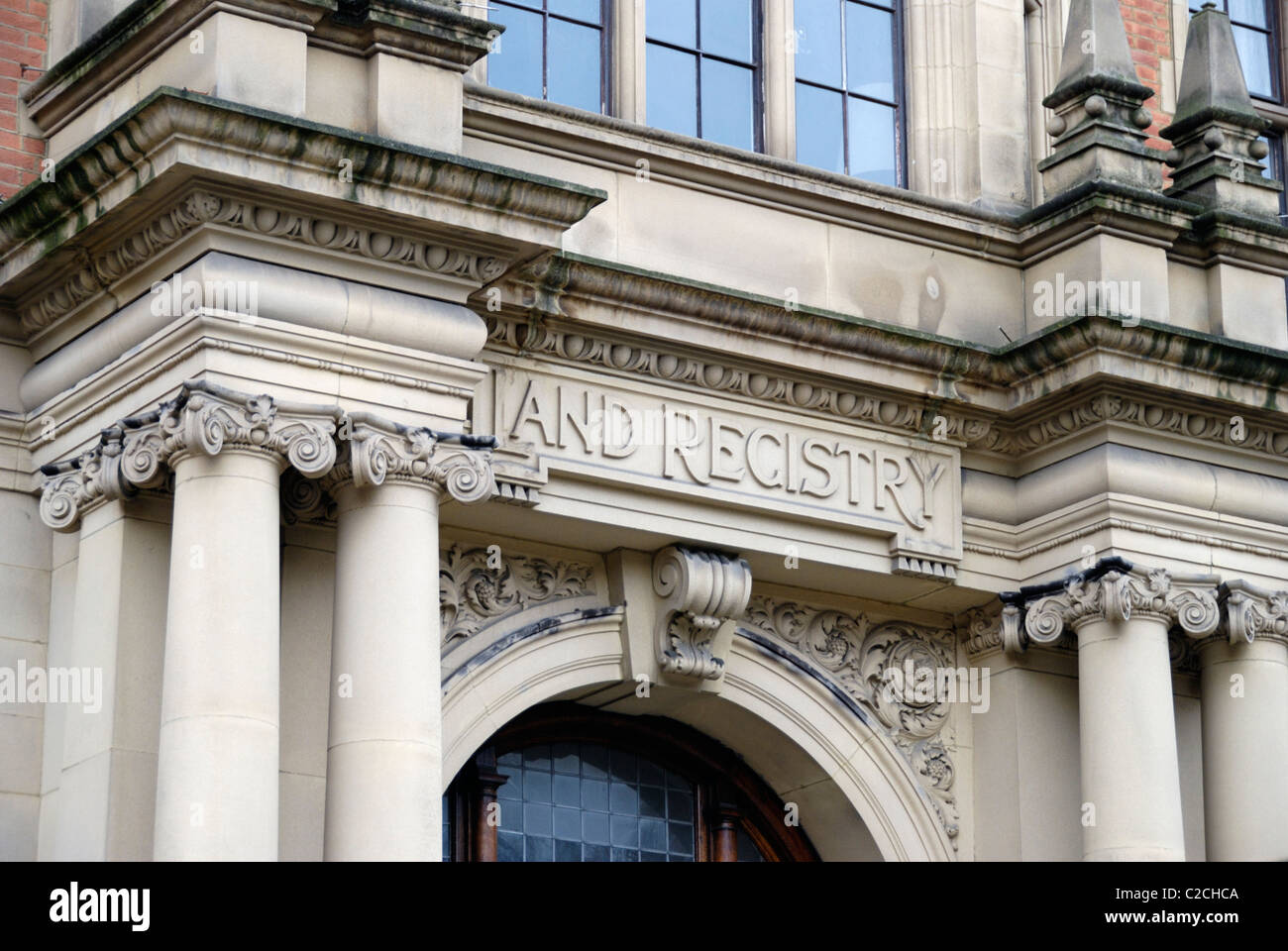 Headquarters of the Land Registry in Lincoln’s Inn Fields, London, England Stock Photo