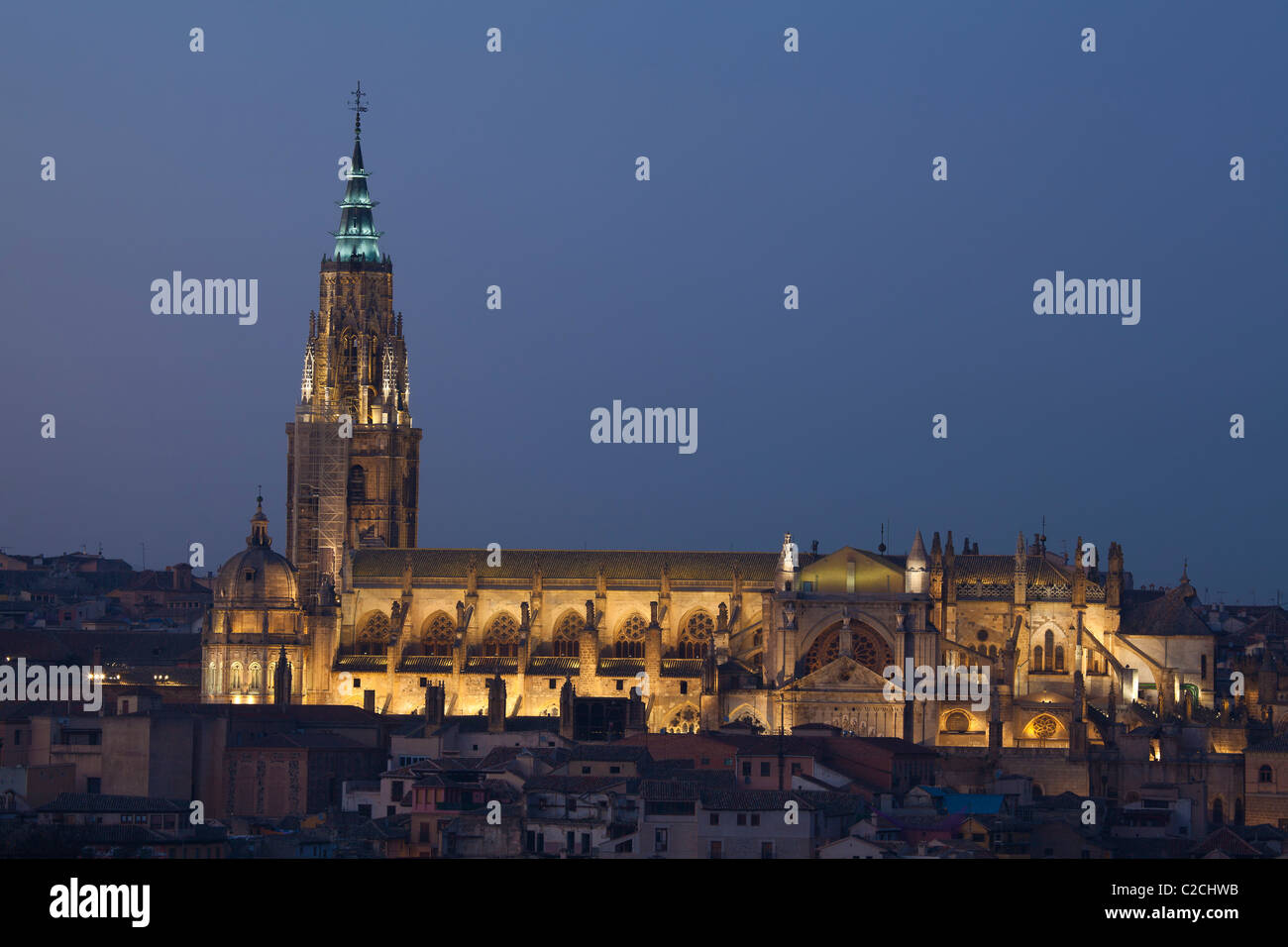 Cathedral of Toledo, Castilla la Mancha, Spain Stock Photo