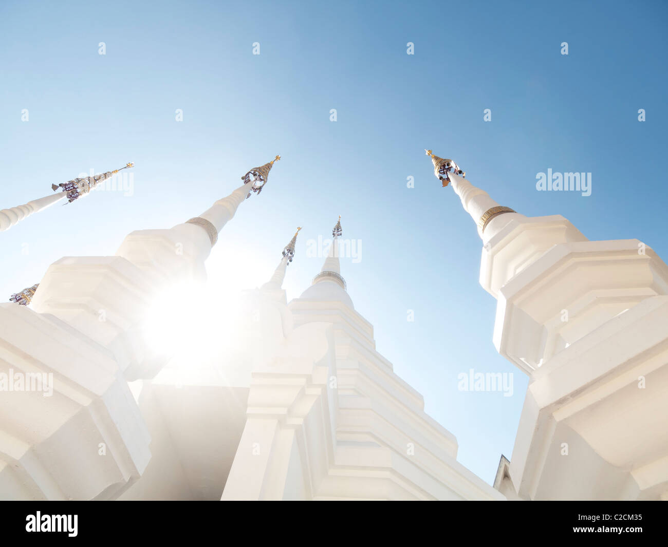 Wat Phan Tao temple in Chiang Mai Stock Photo