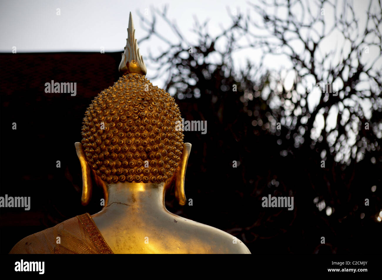 Buddha statue in Phayao, Thailand. COPYRIGHT: Arthur Jones Dionio Stock Photo