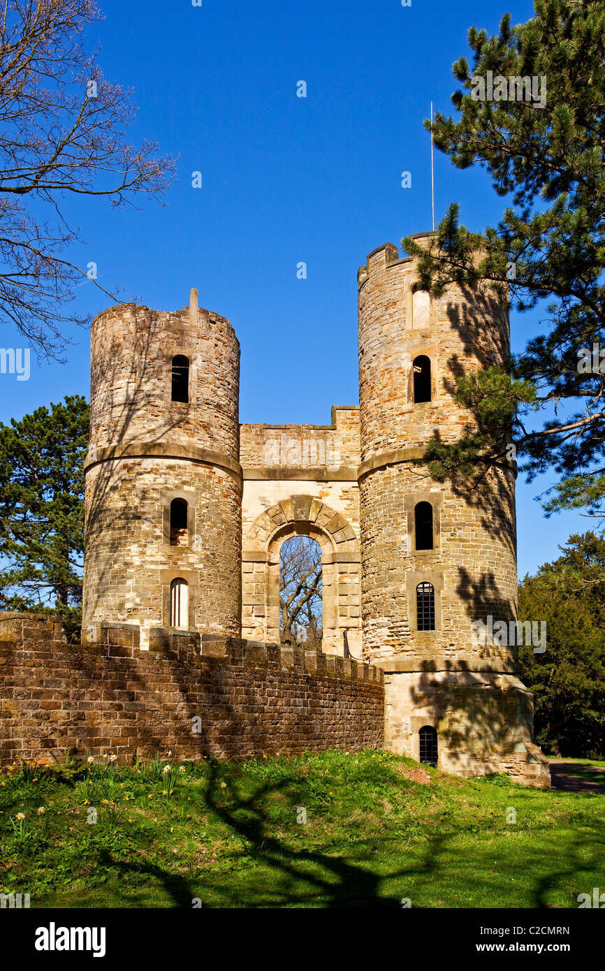 Stainborough castle on the Wentworth castle estate Stainborough South
