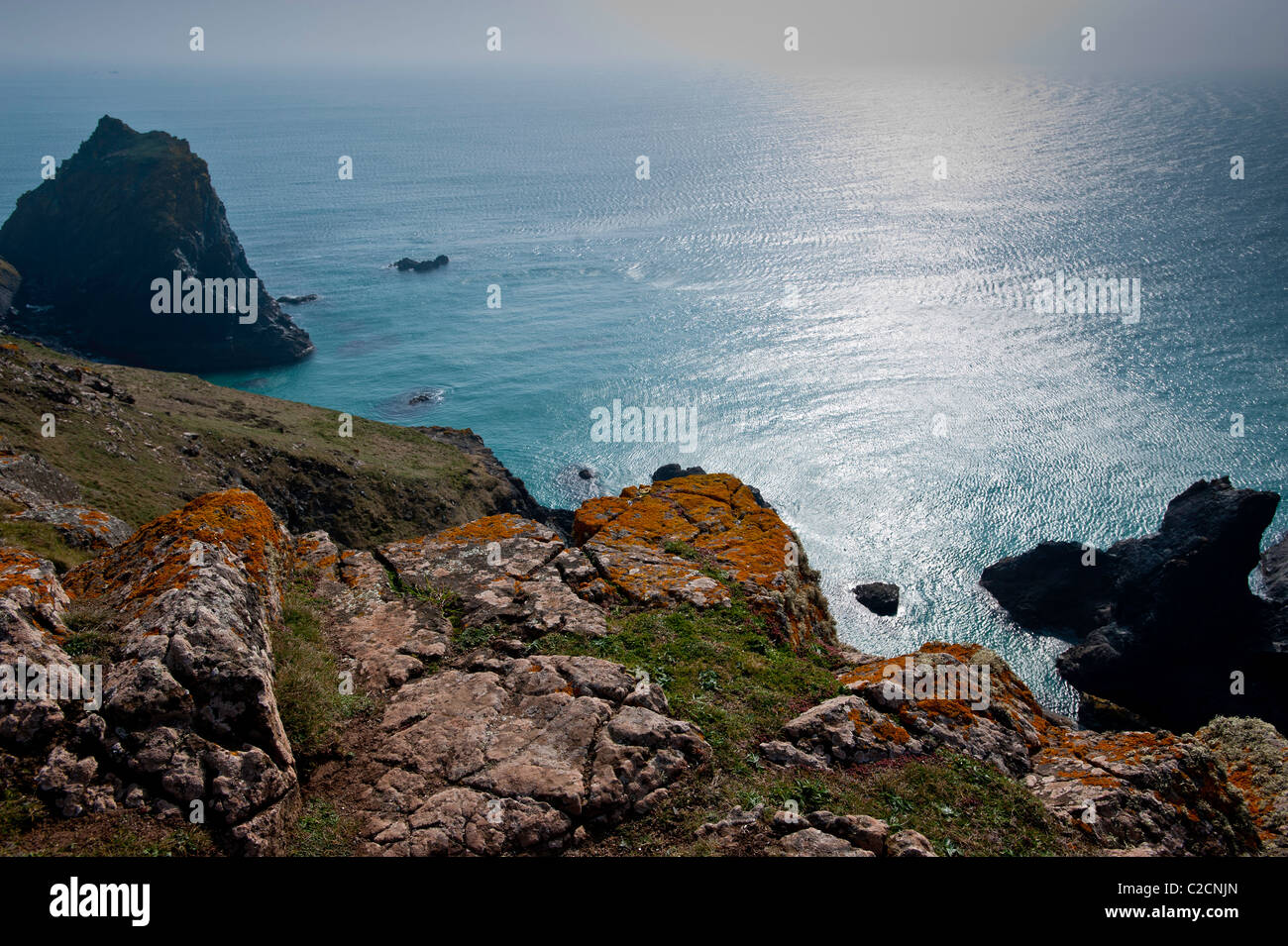 Coast near Kynance Cove, Cornwall, United Kingdom Stock Photo Alamy