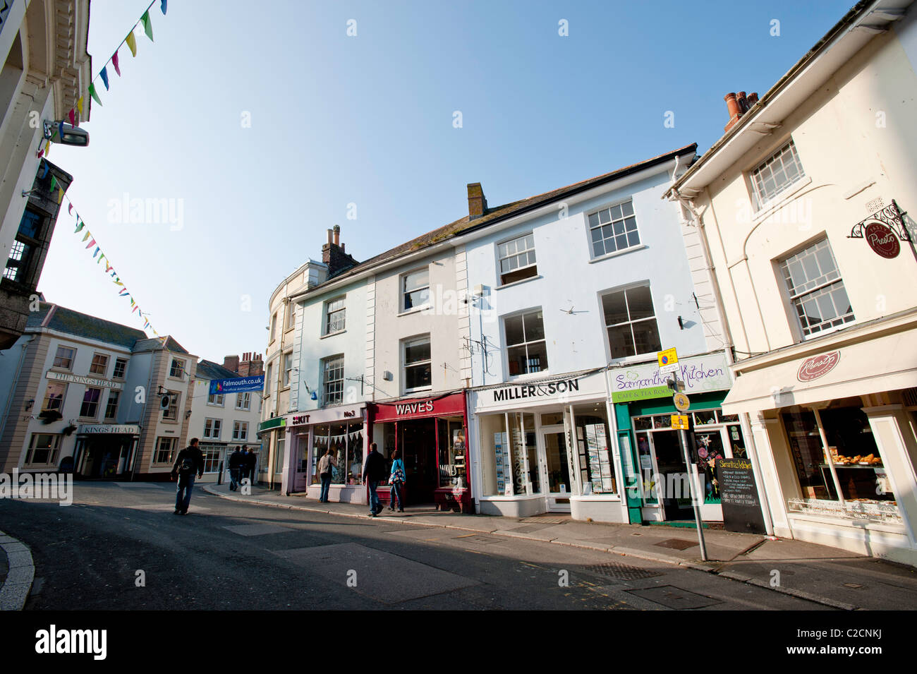 Falmouth, Cornwall, United Kingdom Stock Photo