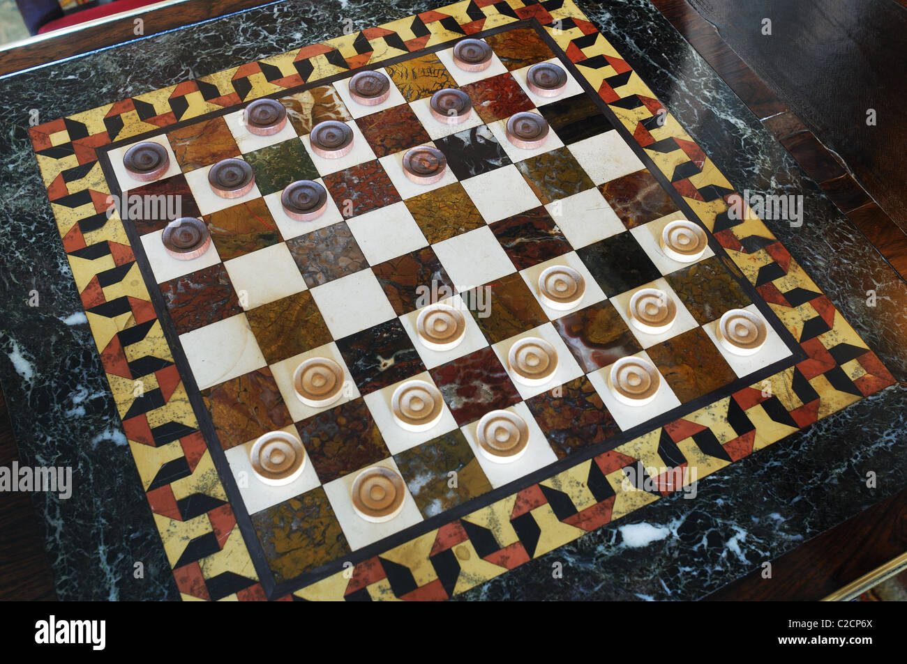 Checker Board - John Gollop Stock Photo