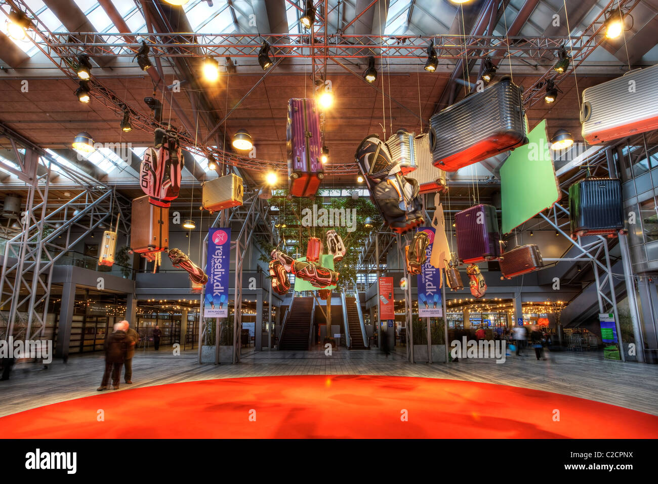 The main hall at Bella Center fair and conference centre Stock Photo