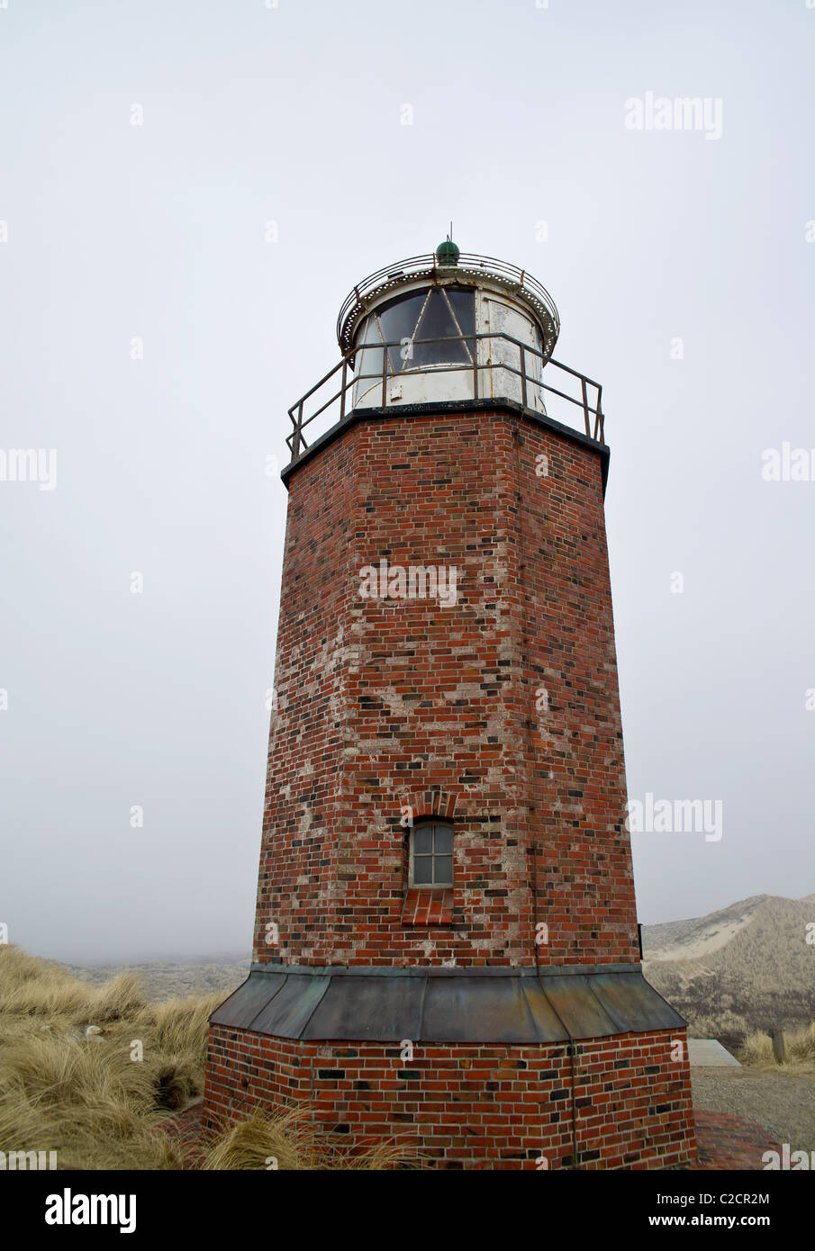 Lighthouse on Sylt, Germany; Leuchtturm auf Sylt, Norddeutschland Stock Photo