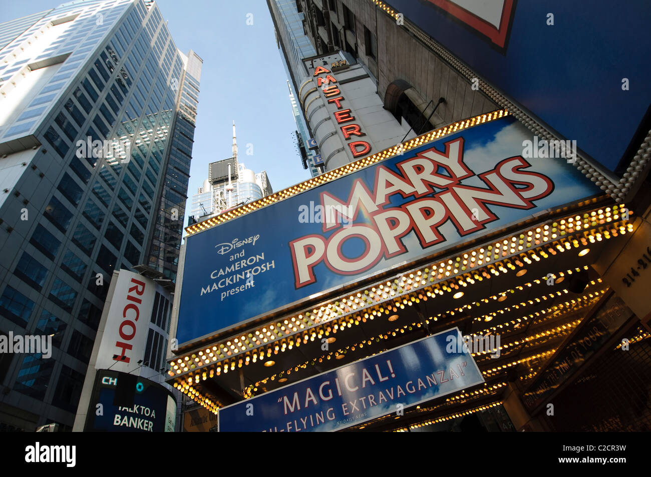 Life & Lights in Times Square, New York City, New York State, USA Stock