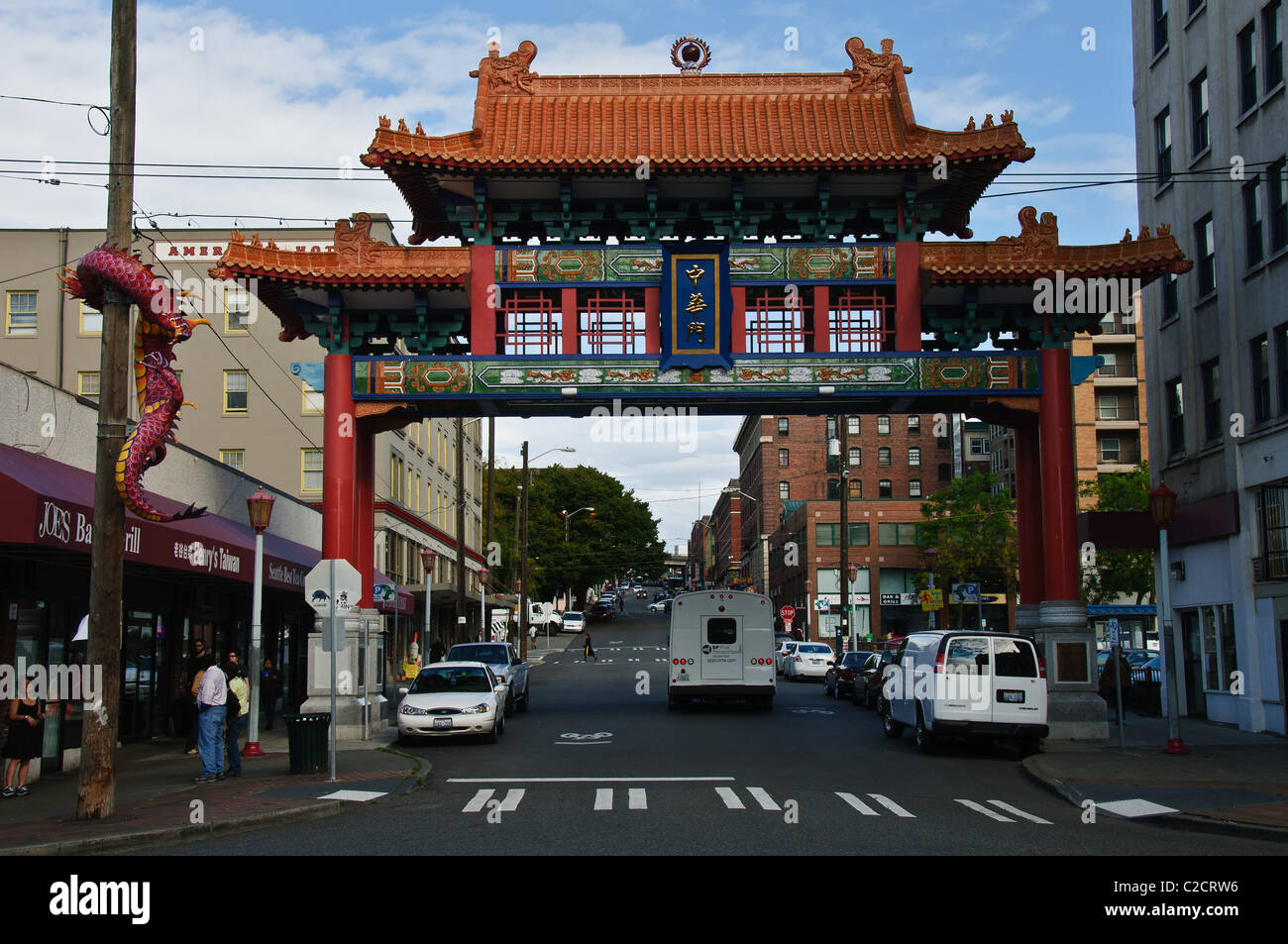 Historic Chinatown Gate, International District, Seattle, Washington