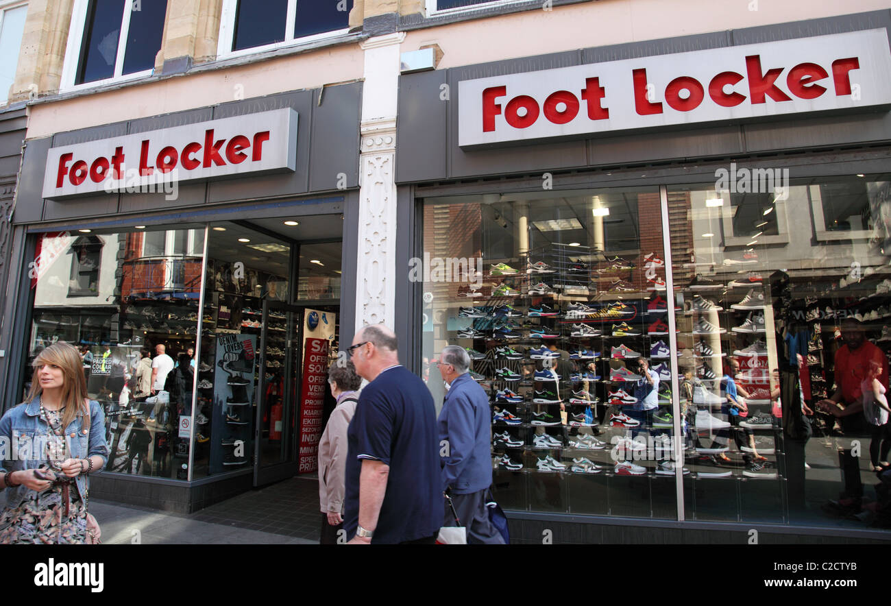 Nike shoes at foot locker hi-res stock photography and images - Alamy