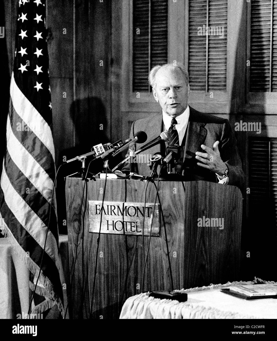 Former US President Gerald Ford Stock Photo Alamy
