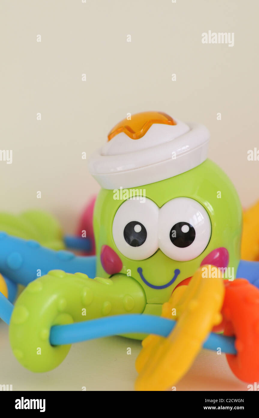 Plastic baby octopus toy Stock Photo Alamy