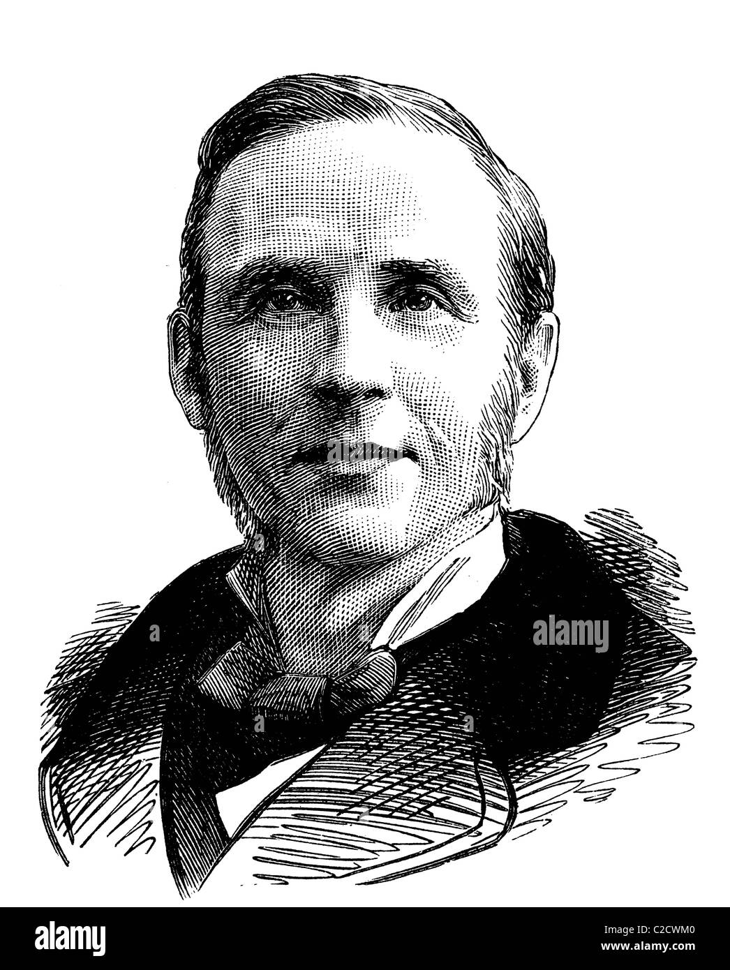 John Morley, English politician, historic image, 1883 Stock Photo