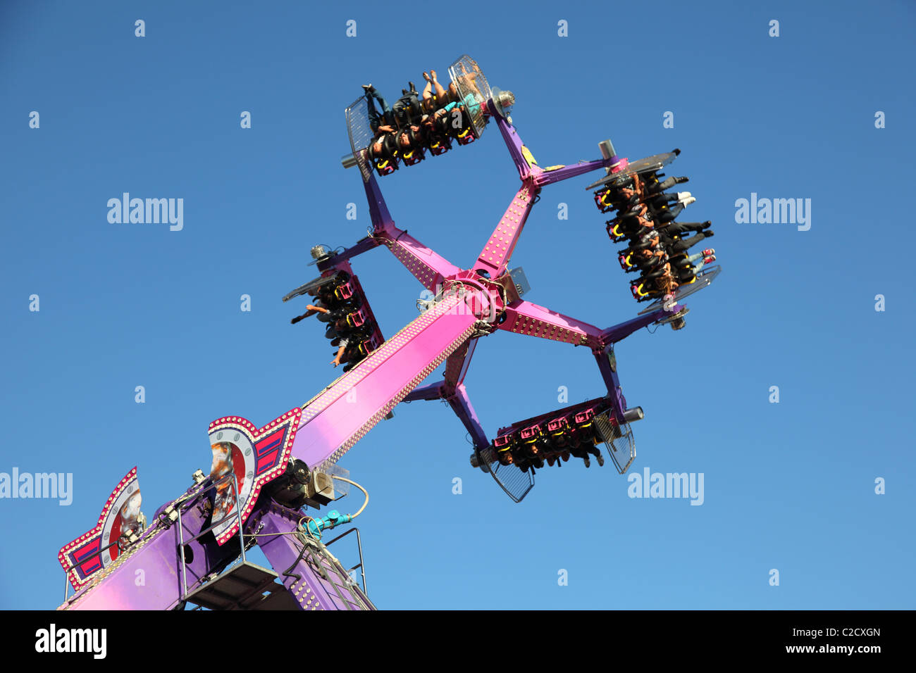 Carnival Ride in Santa Cruz de Tenerife, Spain Stock Photo - Alamy