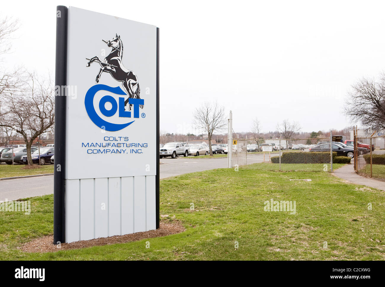 The World Headquarters of gun and firearms maker Colt.  Stock Photo