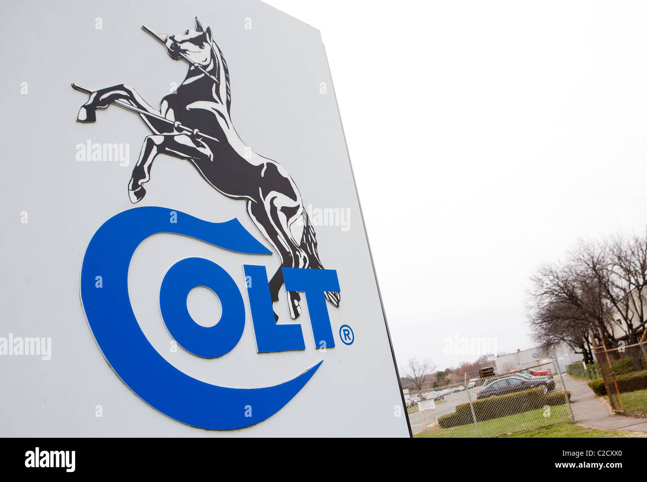 The World Headquarters of gun and firearms maker Colt.  Stock Photo
