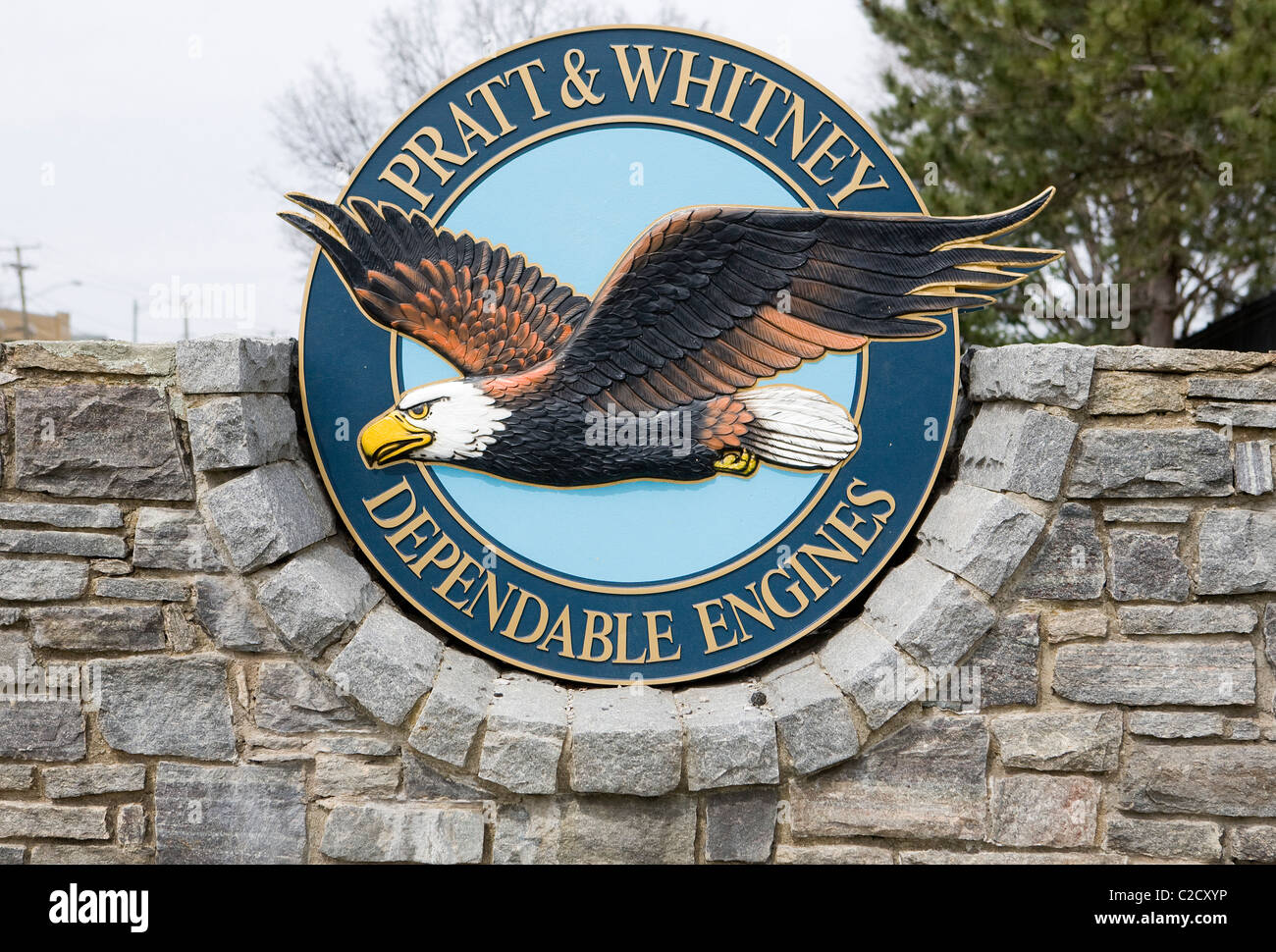 The World Headquarters of Pratt & Whitney engines. Stock Photo