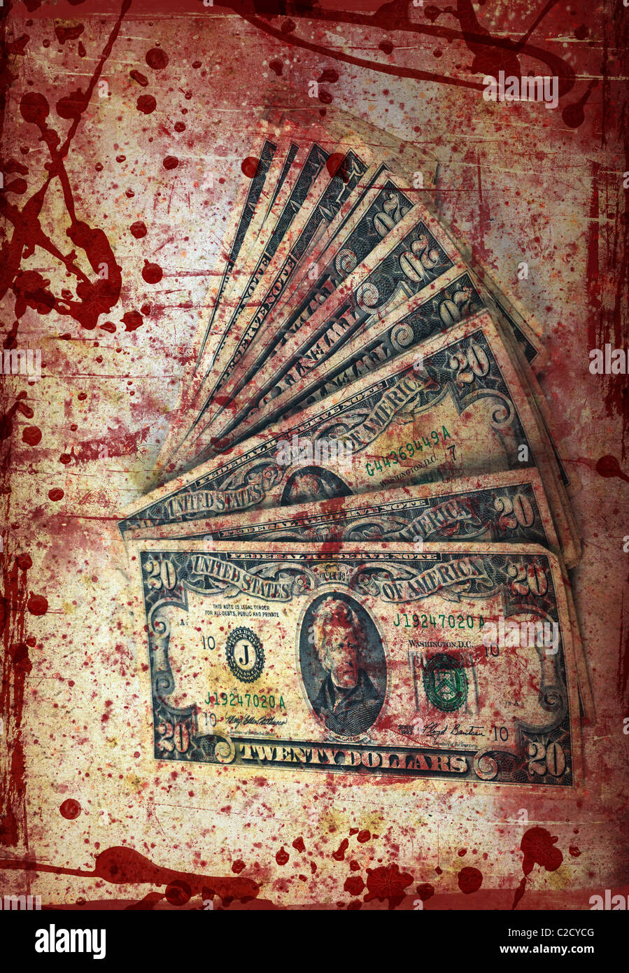 Bloody Money Stock Photo 35934992 Alamy - bloody money