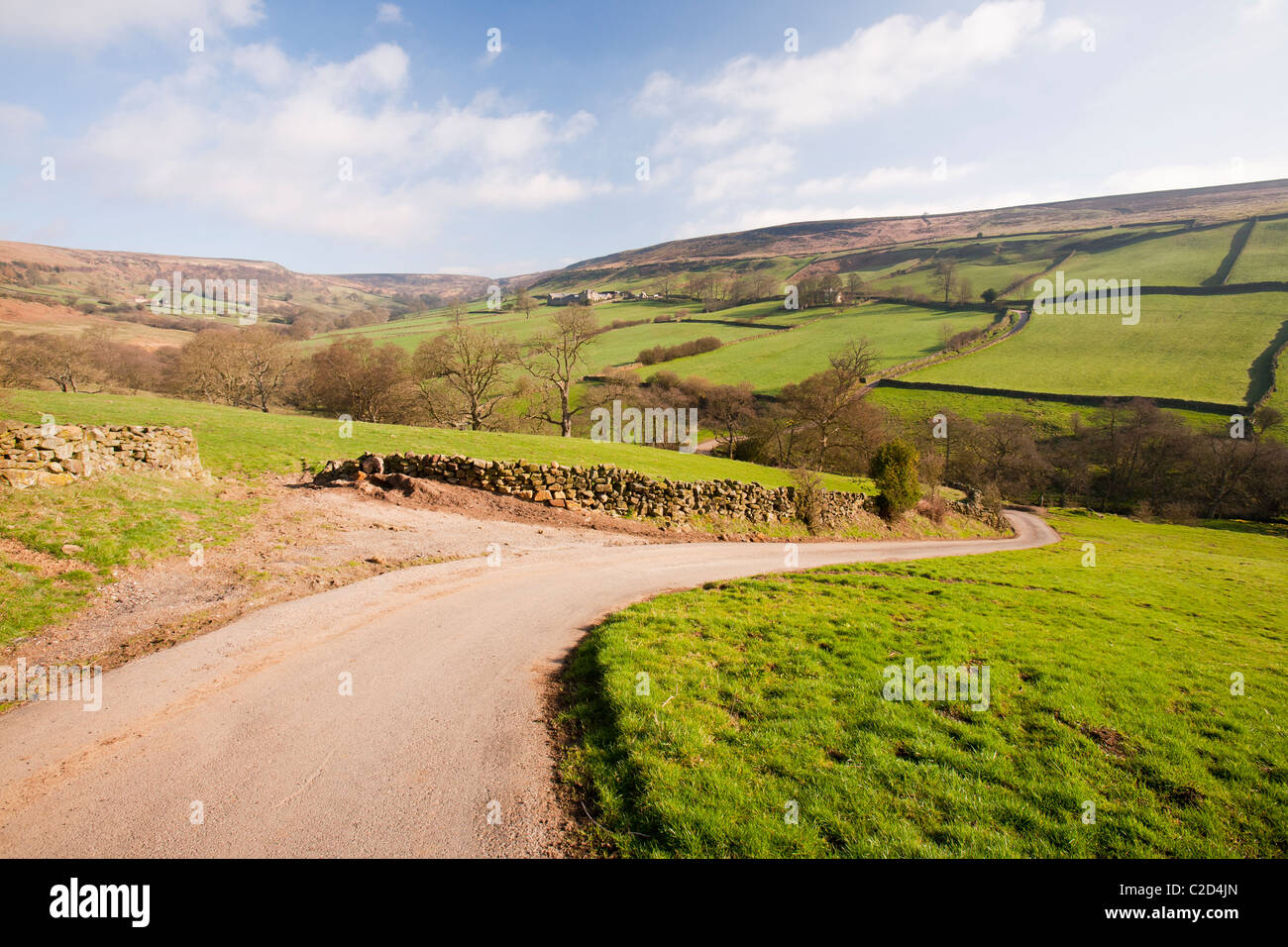 Rosedale in the North York Moors, Yorkshire, UK. Stock Photo
