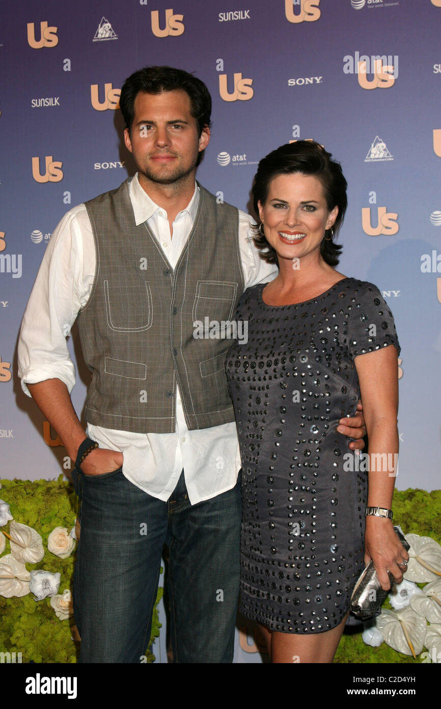 Kristoffer Polaha and Julianne Morris US Weekly Hot Hollywood Party at the Opera nightclub Hollywood, California - 26.09.07 Stock Photo