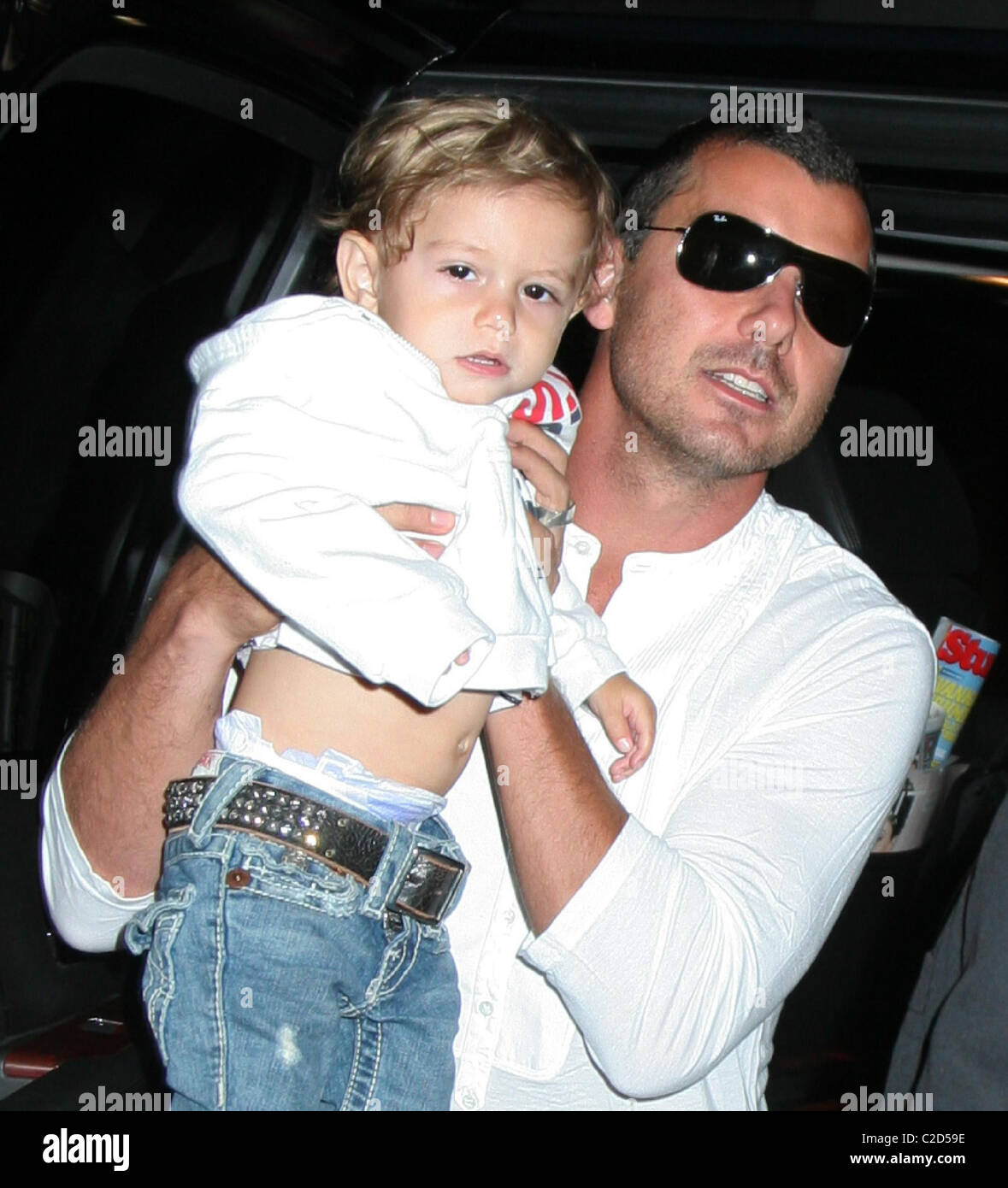 Gavin Rossdale and Kingston MercedesBenz Fashion Week New York Spring