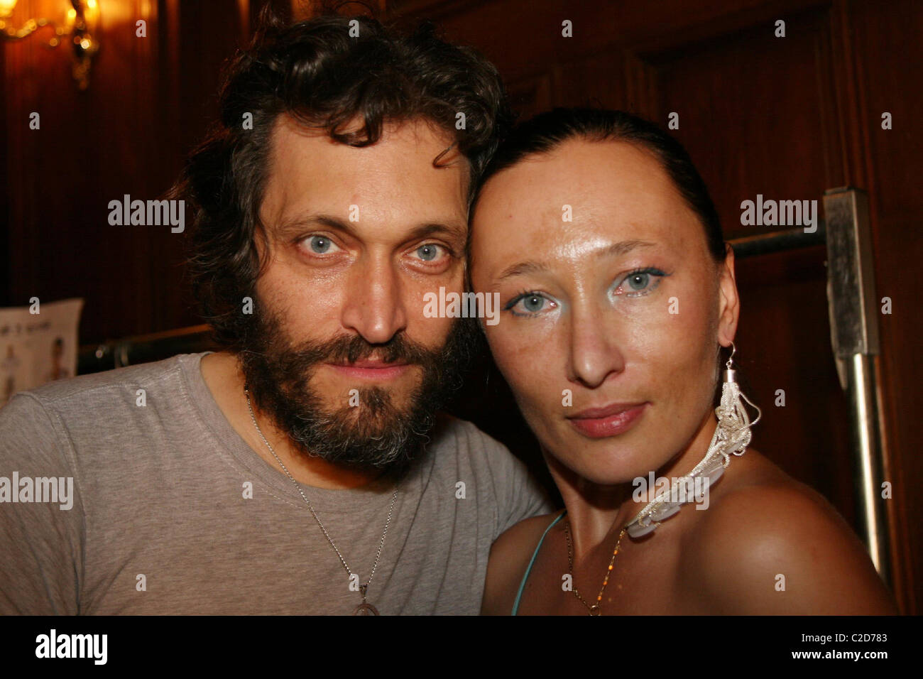 Vincent Gallo And Three As Four Designer Angela Mercedes Benz Fashion Week New York Spring 08 At The Prince George Ballroom Stock Photo Alamy