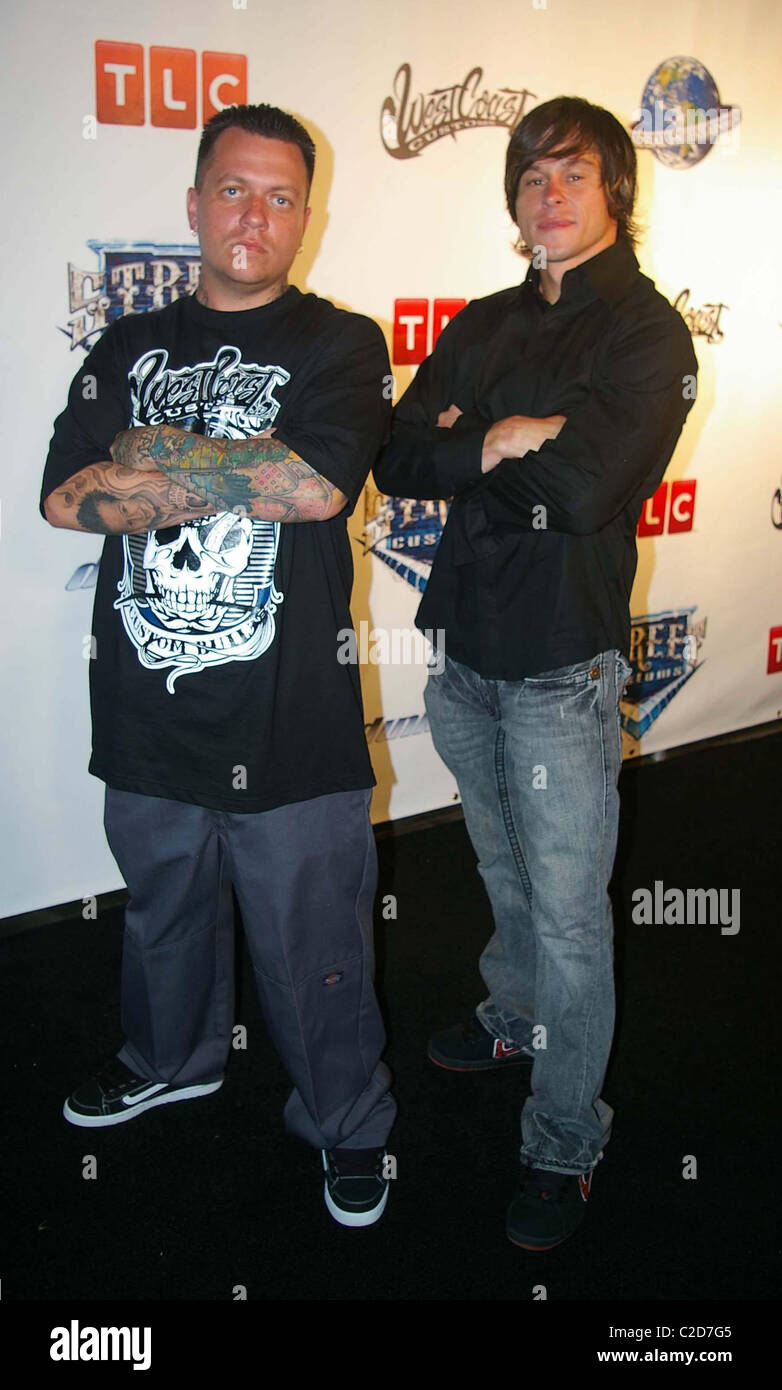 Lil Mike and Brian Deegan West Coast Customs ' ' Premiere party at Republic Hollywood, California - 29.09.07 Stock Photo - Alamy