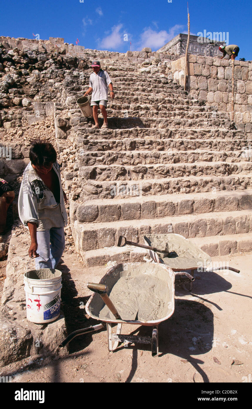 Mexico uxmal house of the turtles hires stock photography and images