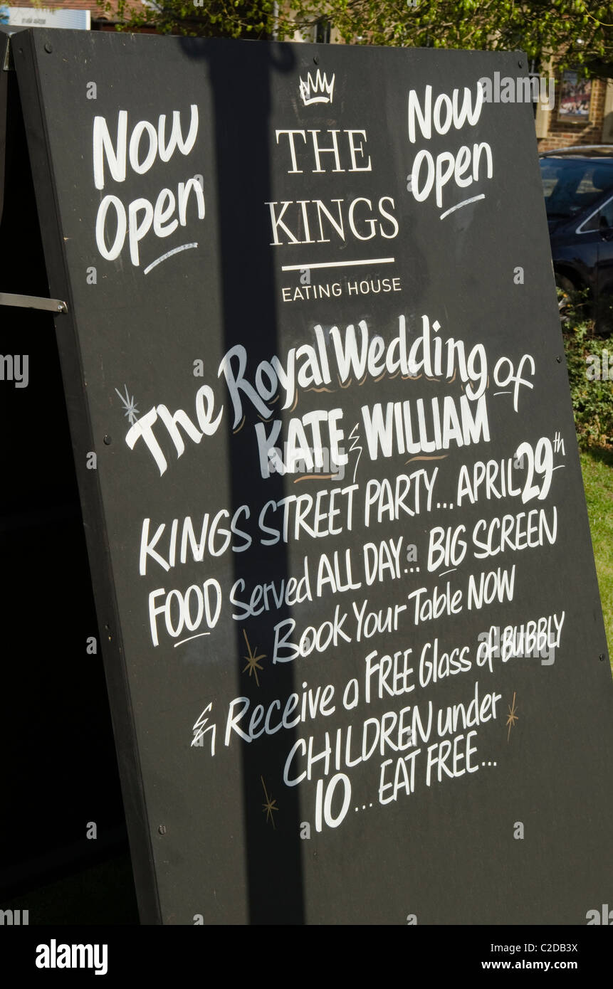 Street party noticeboard in Stokenchurch Bucks UK Stock Photo Alamy