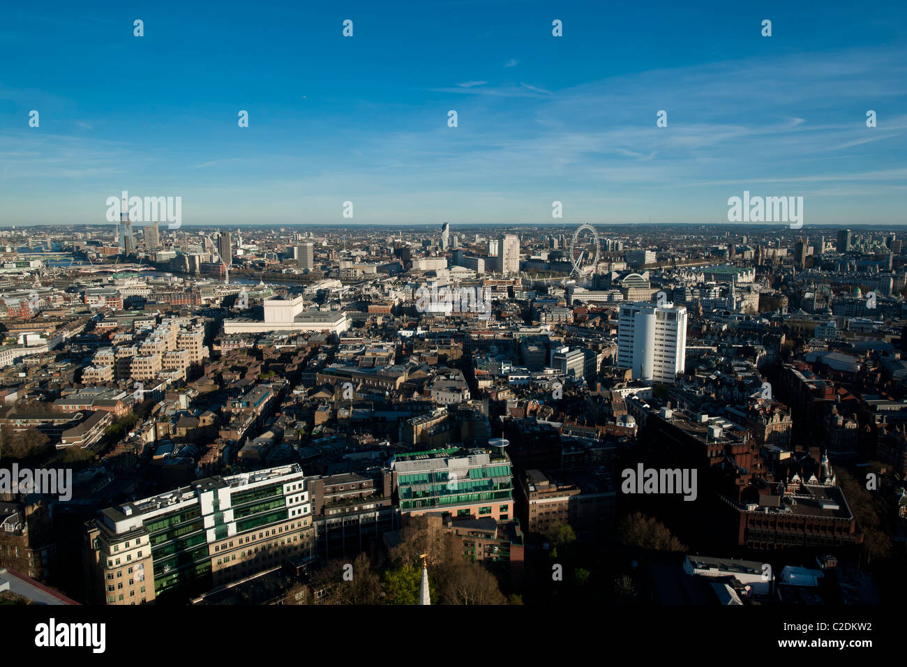 Aerial views of London Stock Photo Alamy