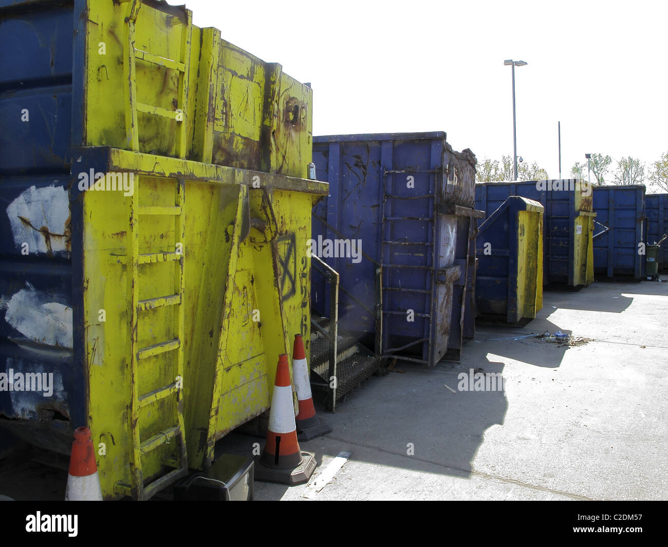 Sutton council waste recycling centre Stock Photo Alamy