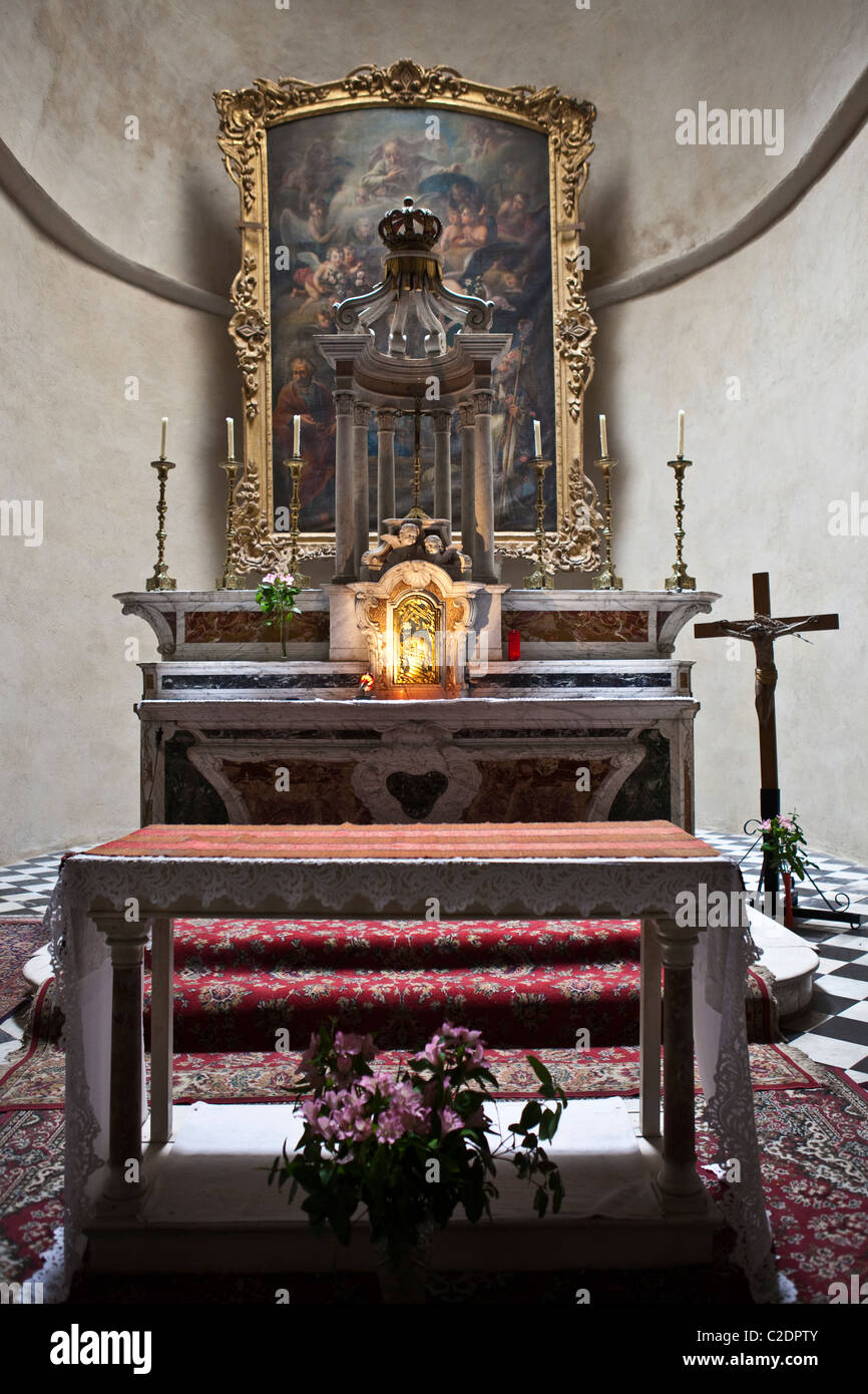 In and around the village of Cotignac (Var,France) Stock Photo