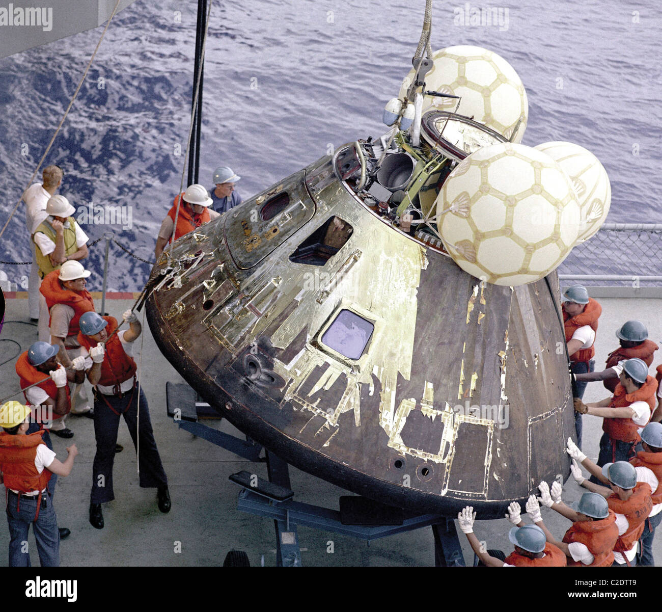 Apollo 13 Command Module Stock Photo