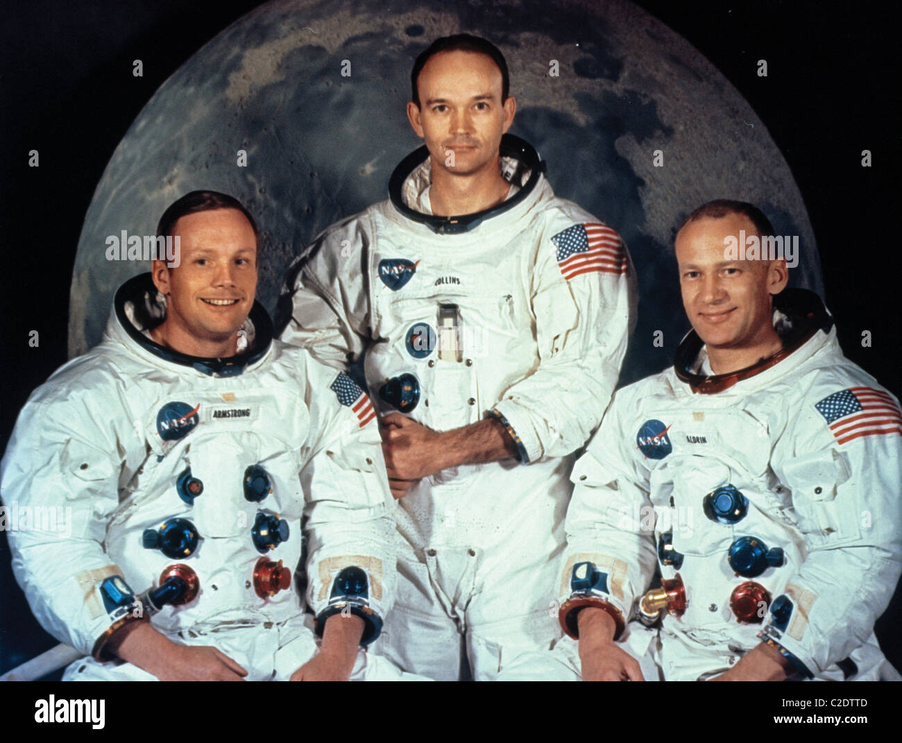 Astronauts of the Apollo 11 space mission Stock Photo