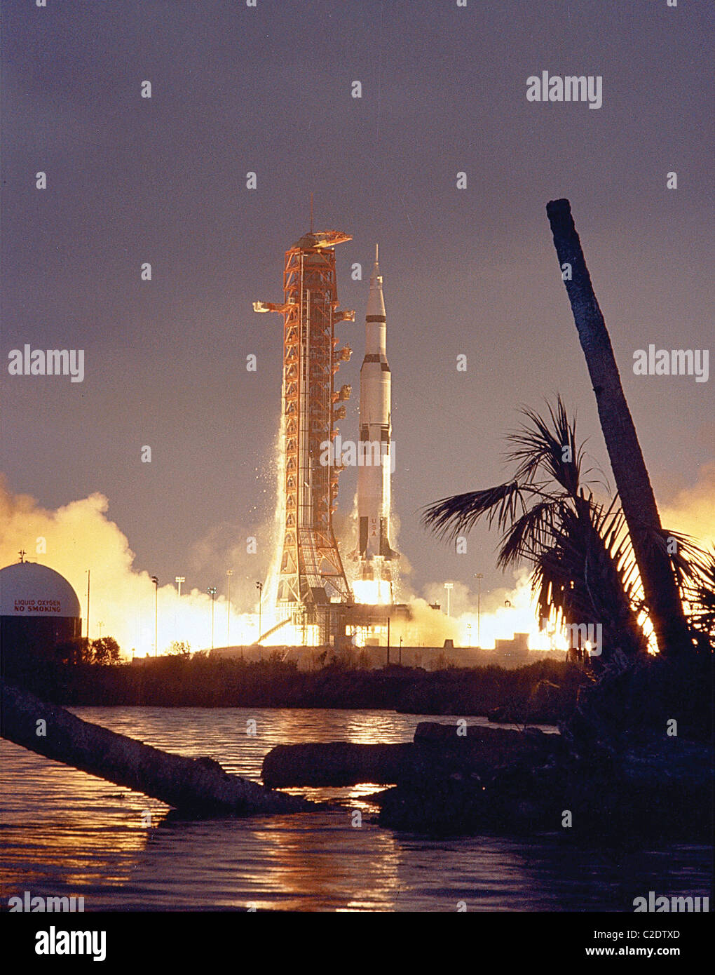Apollo 14 launch Stock Photo