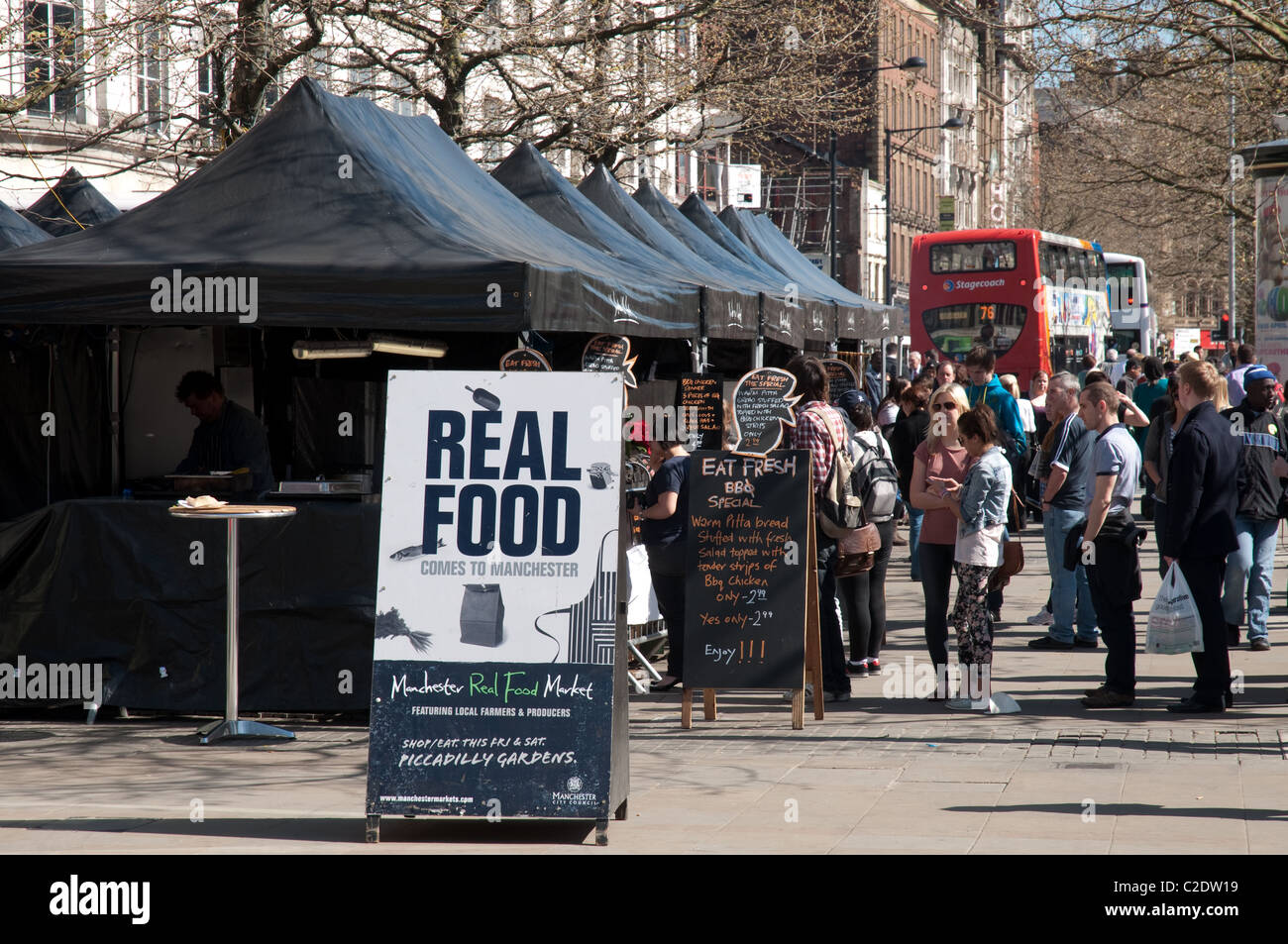 Manchester real food market hires stock photography and images Alamy