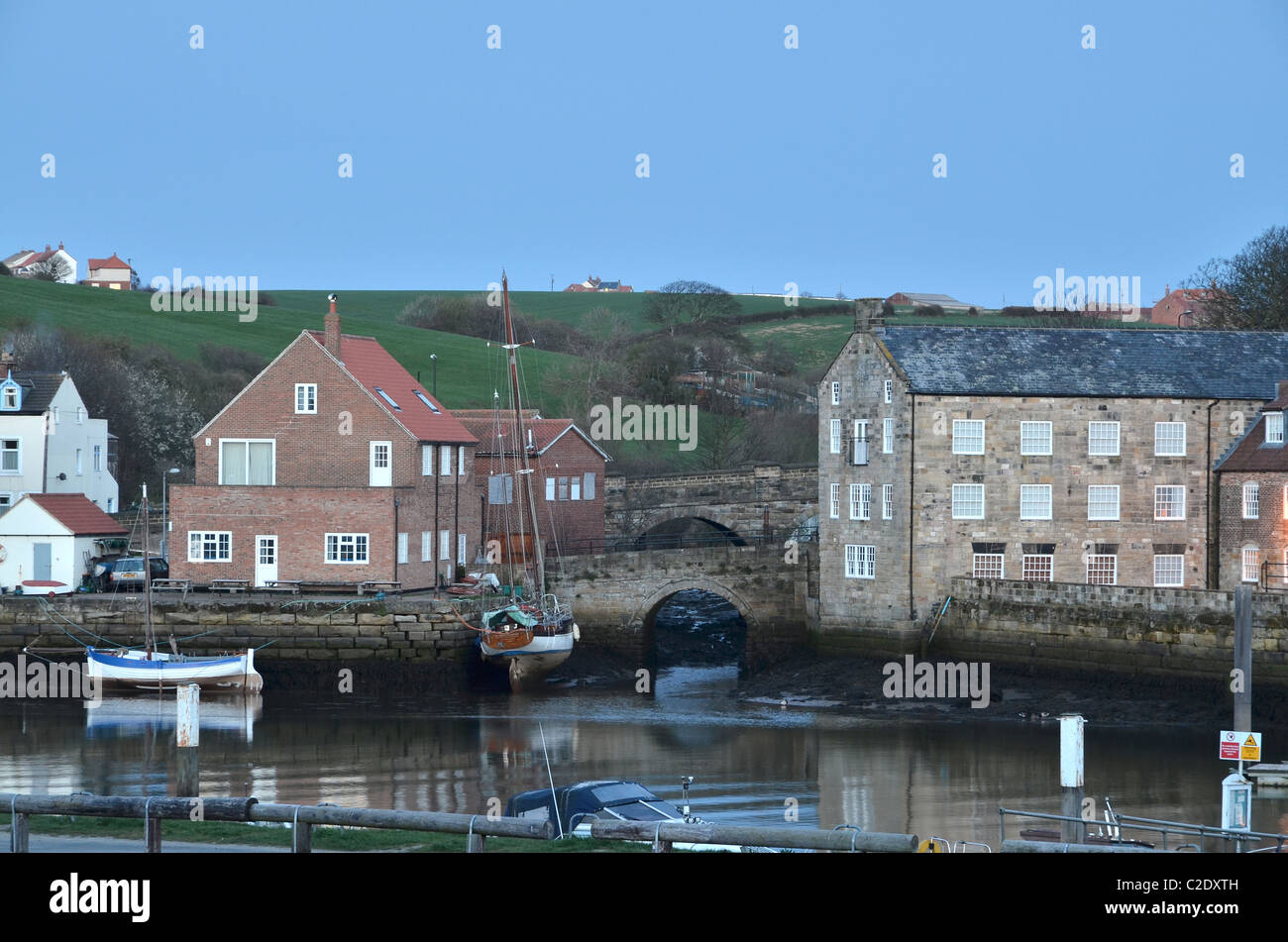 River Esk at Whitby, North Yorkshire Stock Photo Alamy
