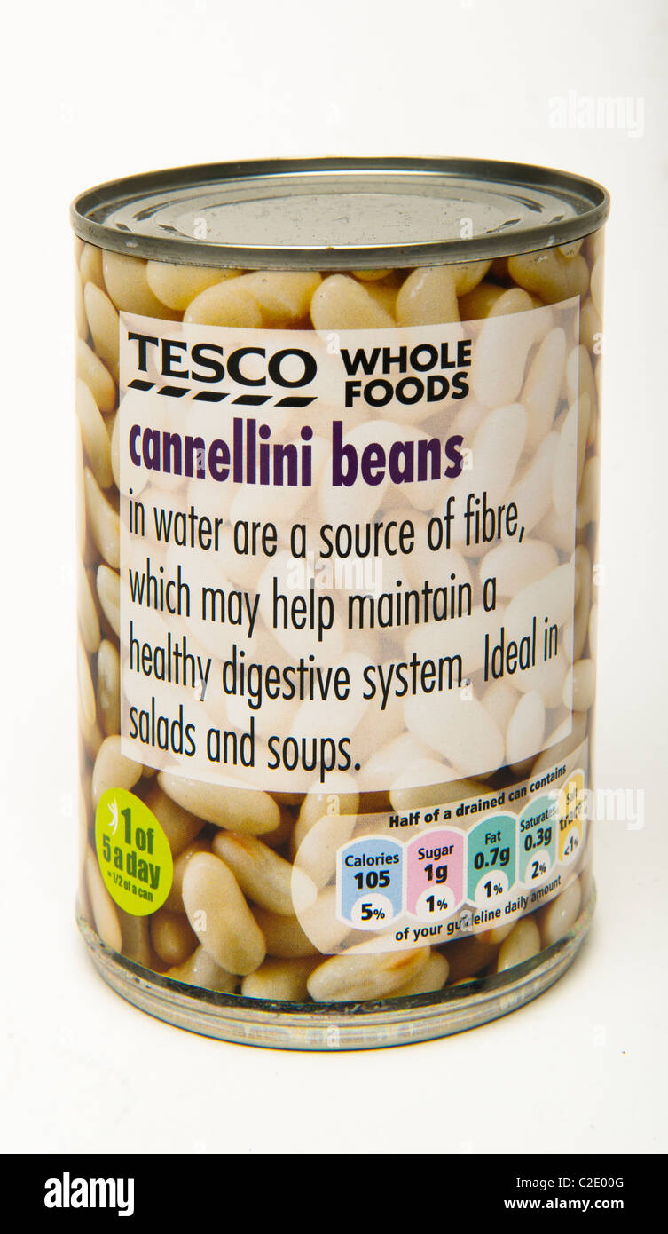 Cannellini beans Stock Photo