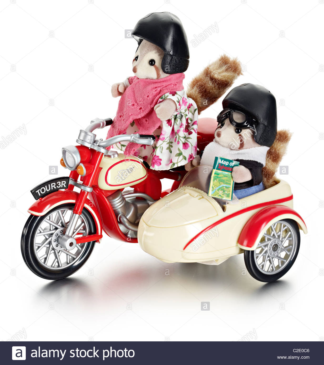 sylvanian motorcycle and sidecar