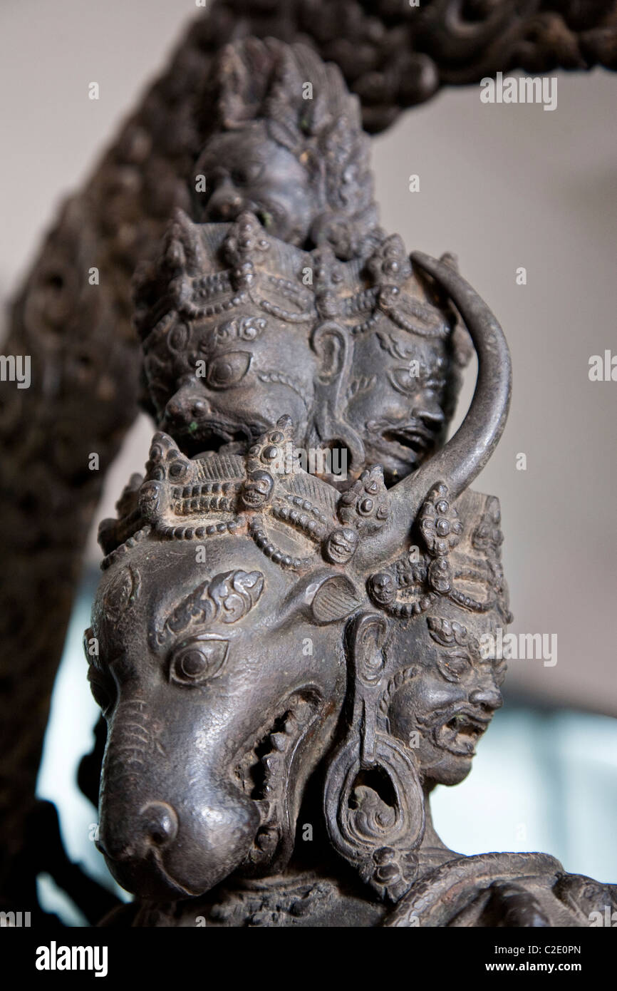 Bronze sculpture. National Museum. Kathmandu, Nepal Stock Photo Alamy