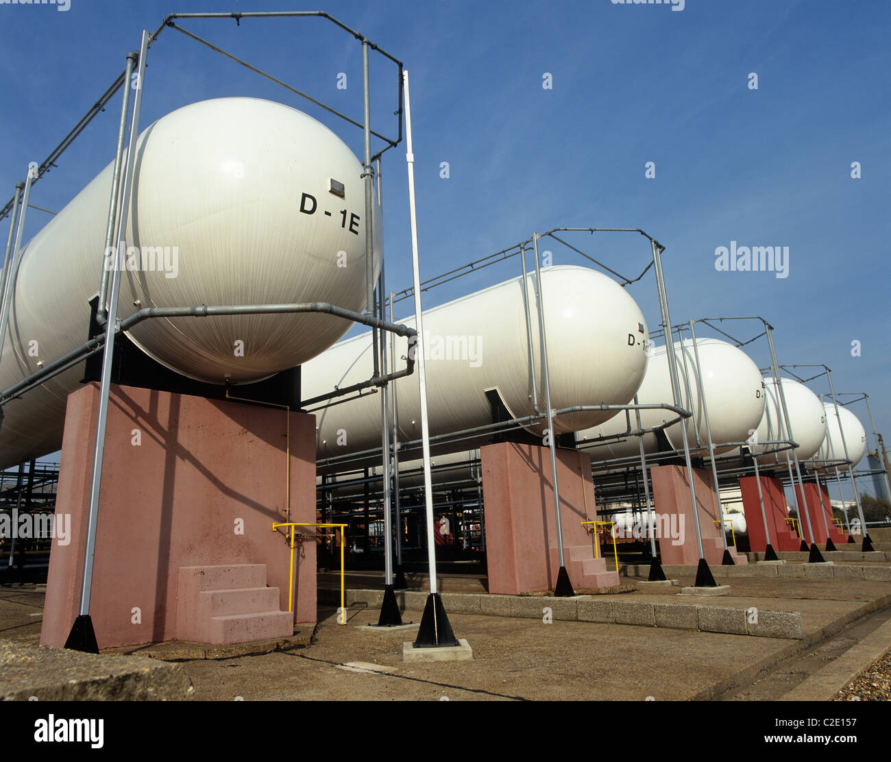 Gas Plant Stock Photo