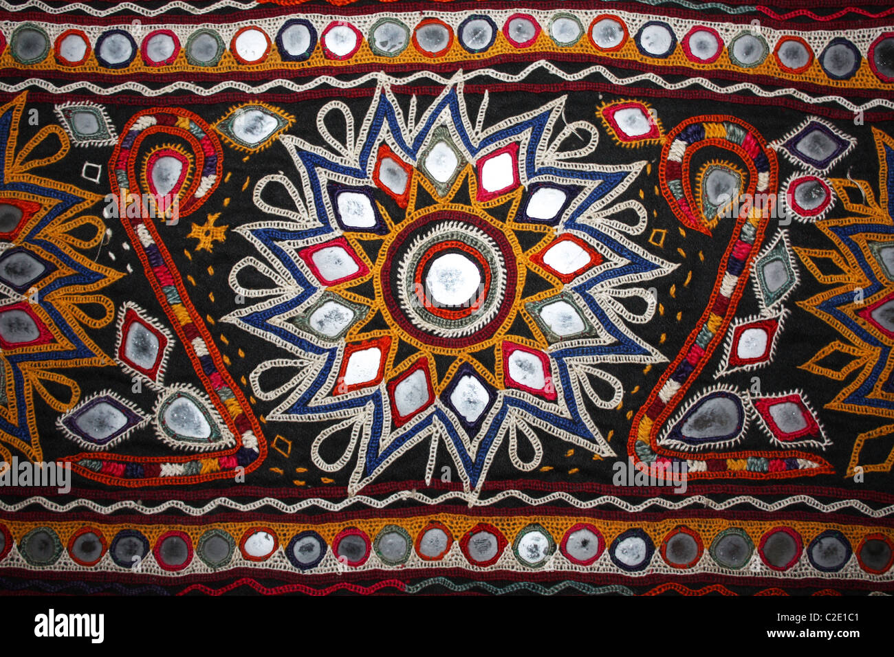 Gujarati embroidery toran western India Stock Photo