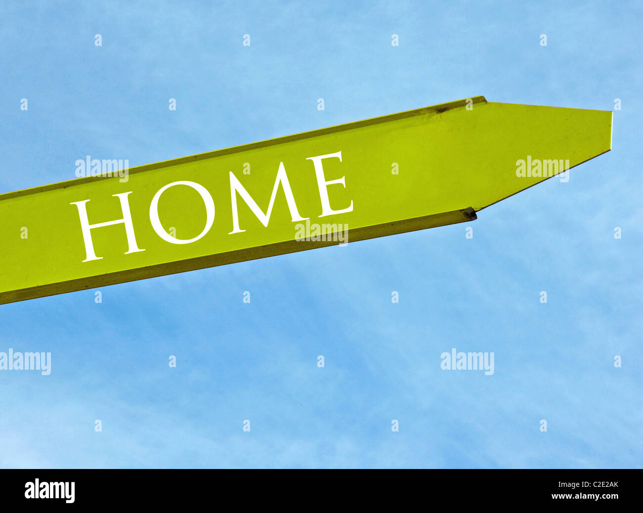 home sign Stock Photo Alamy