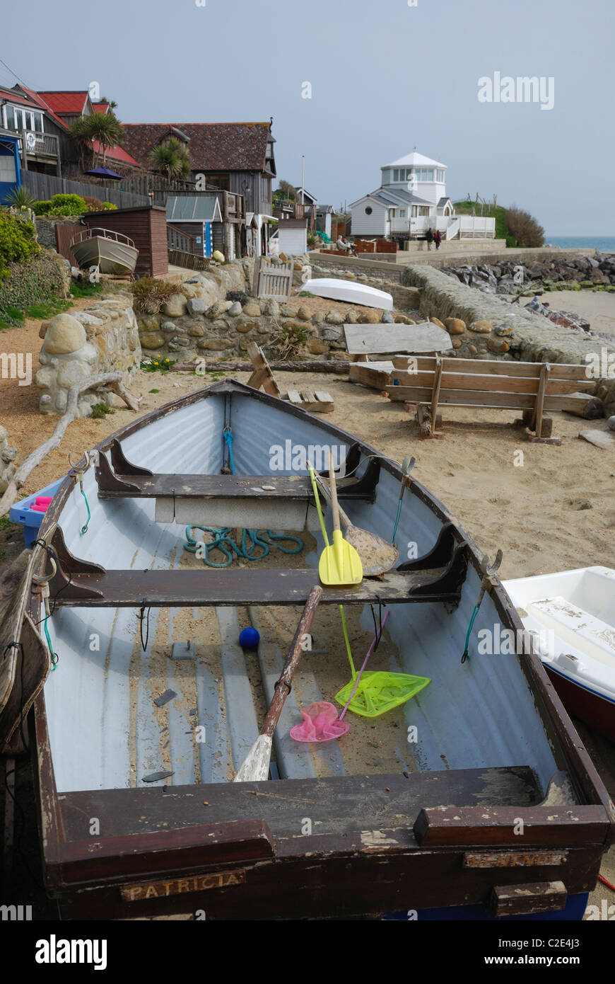 Steephill Cove, Ventnor, Isle of Wight, Hampshire, England. Stock Photo
