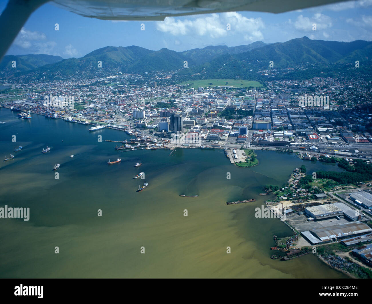 Port Of Spain Trinidad Stock Photo Alamy